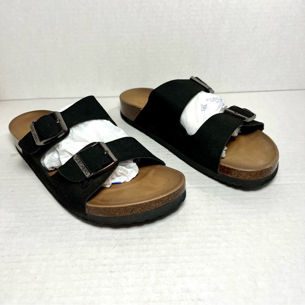 Skechers Women's Luxe Foam Two Strap Granola Sandal Comfort Footbed SZ 7
